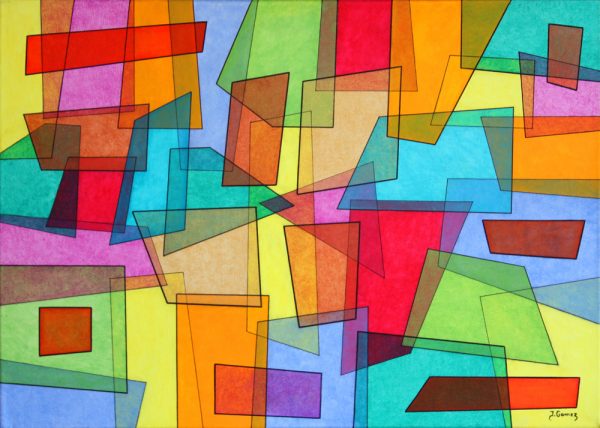 peinture geometrique artiste peintre joel gomez